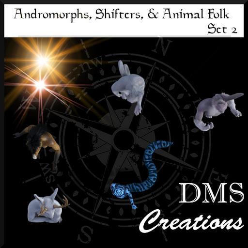 Andromorphs, Shifters & Animal Folk: Set 2