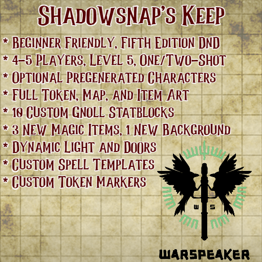 Shadowsnap's Keep Addon