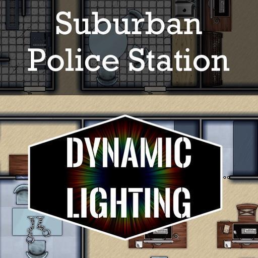 Modern Suburban Police Station | Dynamic Lighting