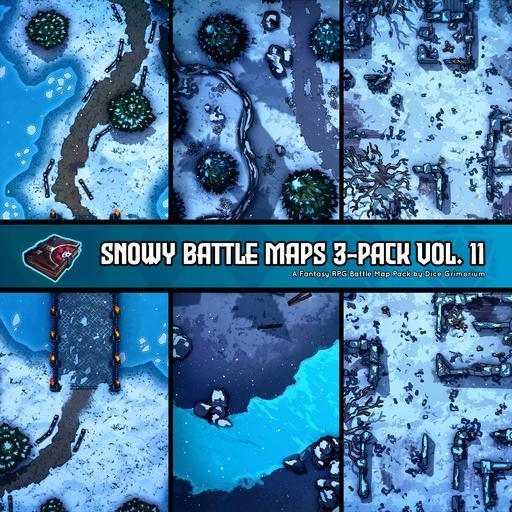 Snowy Battle Maps 3-Pack Vol. 11