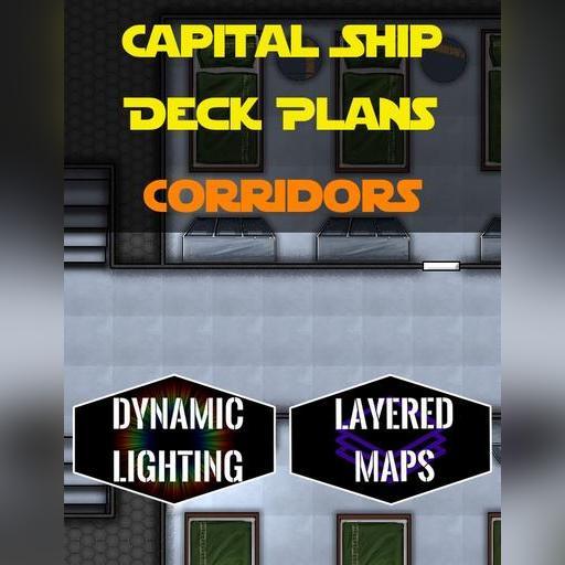  Capital Ship: Corridors | Dynamic Lighting 