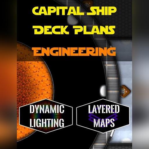  Capital Ship: Engineering | Dynamic Lighting 