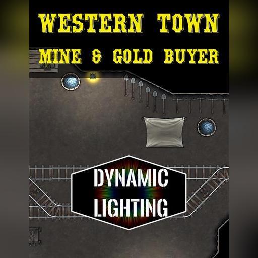 Western Town - Mine & Gold Buyer | Dynamic Lighting