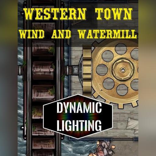  Western Town - Water & Wind Mills | Dynamic Lighting 