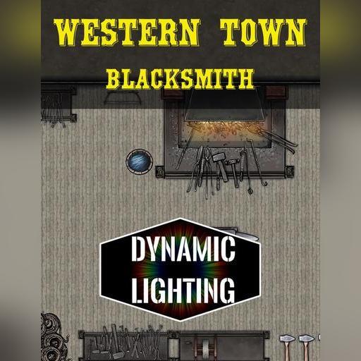 Western Town - Blacksmith | Dynamic Lighting 