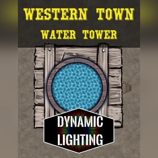 Western Town - Water Tower | Dynamic Lighting 