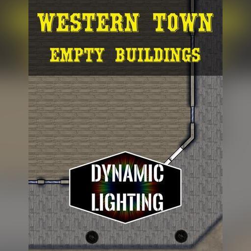 Western Town - Empty Buildings | Dynamic Lighting 