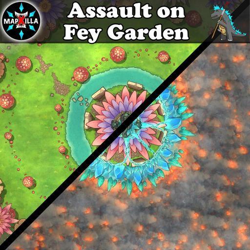 Assault on Fey Garden [50 x 35] 5 Phases