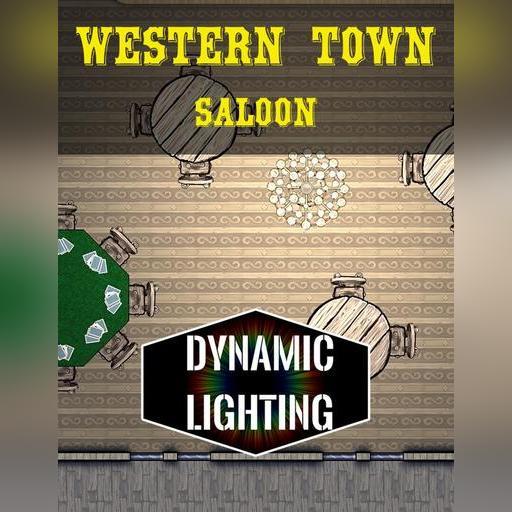 Western Town Saloon | Dynamic Lighting 