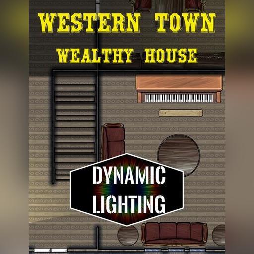 Western Town Wealthy House | Dynamic Lighting 
