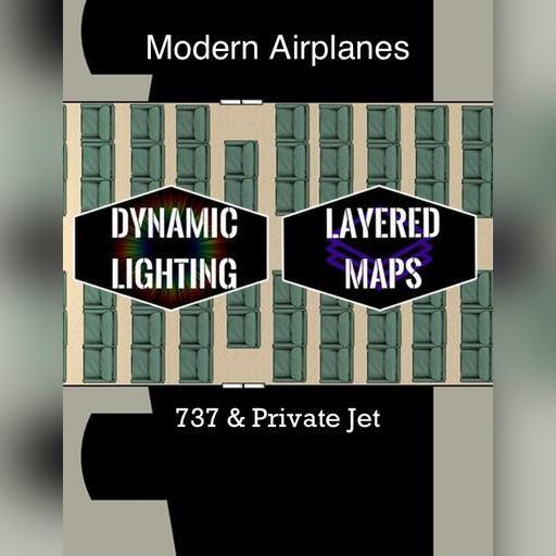 Modern Airplanes - 737 and Private Jet | Dynamic Lighting