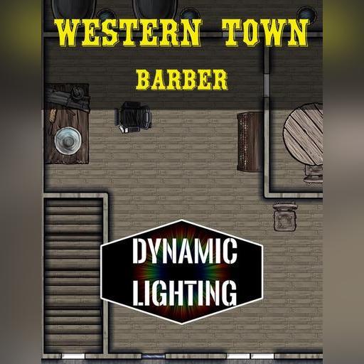 Western Town Barber Shop | Dynamic Lighting