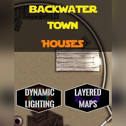 Backwater Town - Houses | Dynamic Lighting