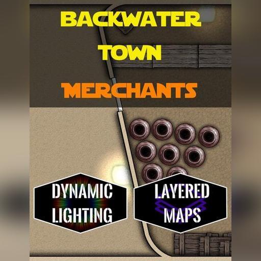 Backwater Town - Merchants | Dynamic Lighting