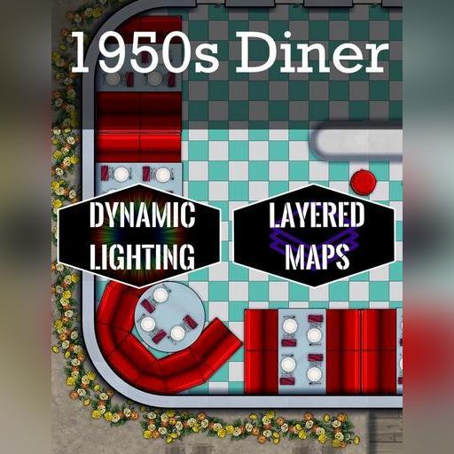1950s Roadside Diner | Dynamic Lighting