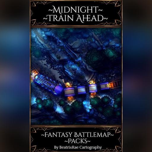 Midnight Train Ahead 40x30