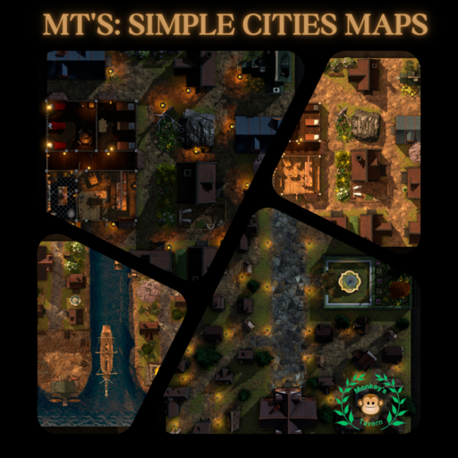Mt's: Simple Cities Maps