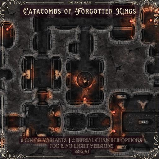DM Andy Maps - Catacombs of Forgotten Kings