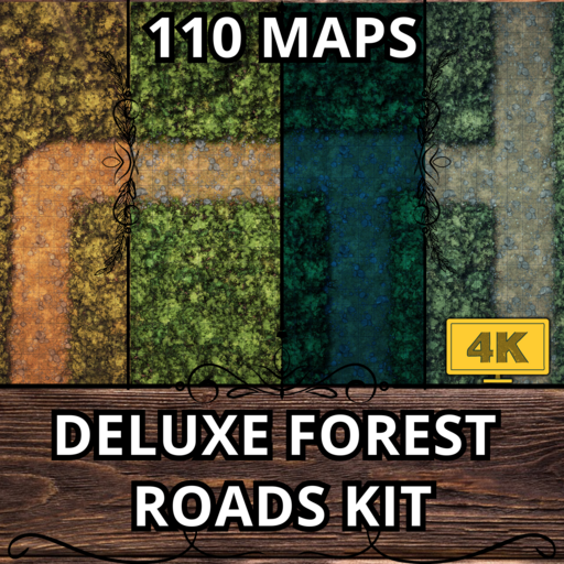 Deluxe Forest Roads Kit - part 4 - 110 maps - Make your forests ...