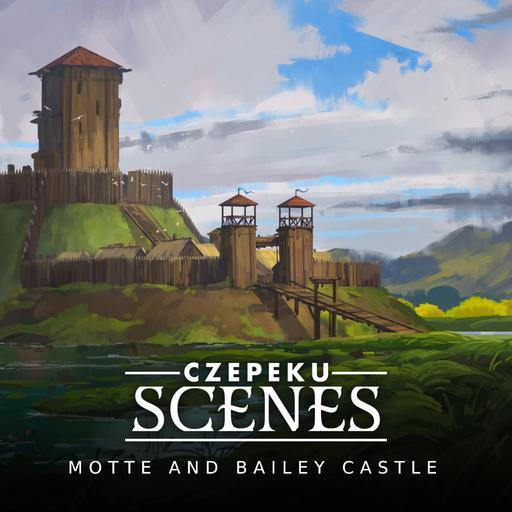 Motte and Bailey Castle Scene Pack