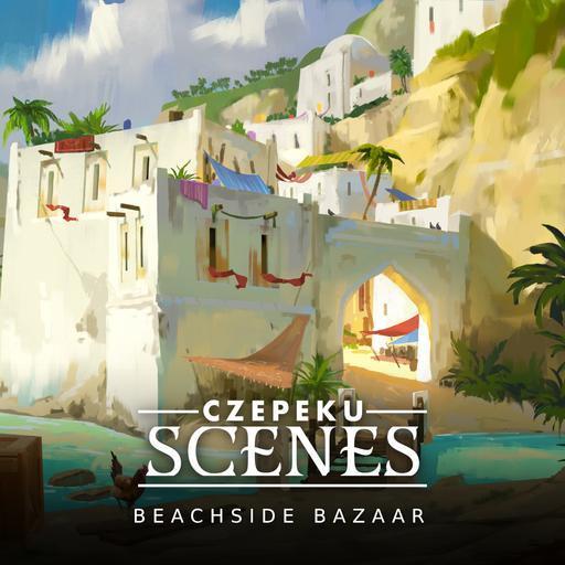 Beachside Bazaar Scene Pack