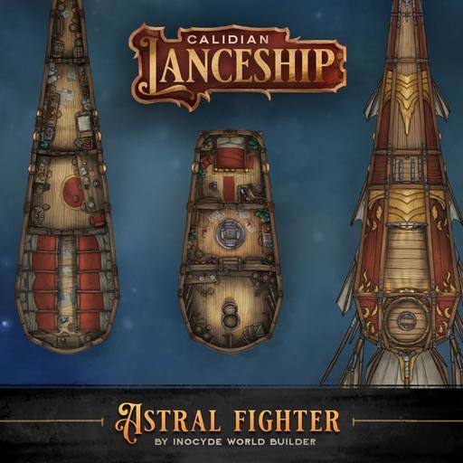 Calidian Lanceship Astral fighter