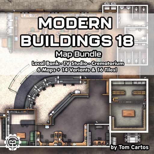Modern Buildings 18 Map Pack
