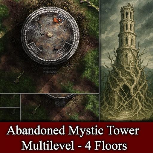 Abandoned Mystic Tower - Multilevel - 4 Floors