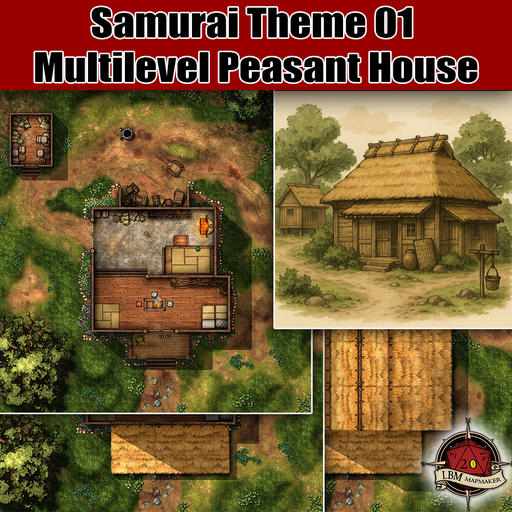Samurai Theme 01 – Multilevel Peasant House