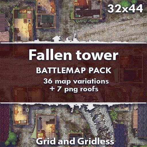 Fallen tower