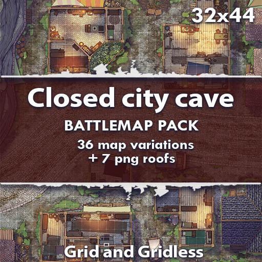 Closed city cave
