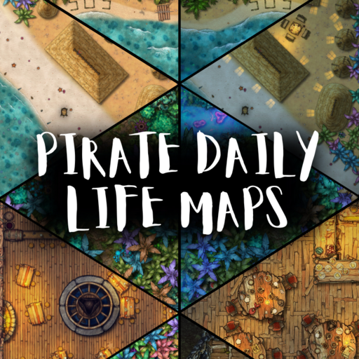 Pirate Daily Life Maps