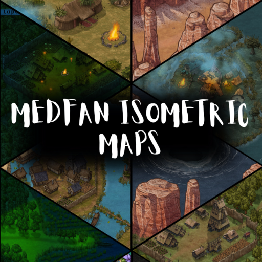 random medfan isometric maps