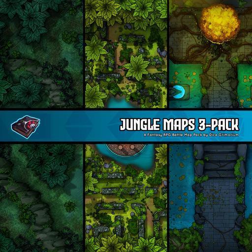 Jungle Maps 3-Pack