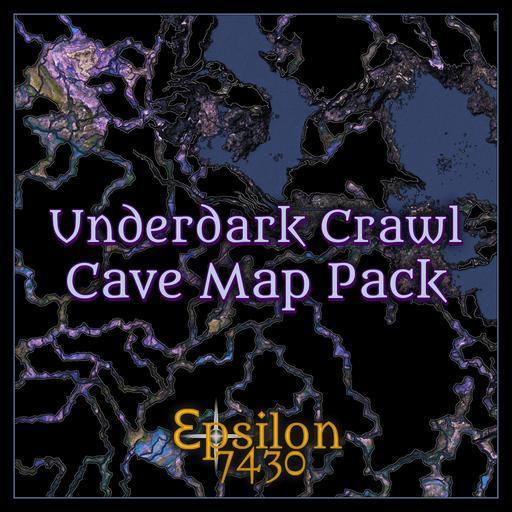 Underdark Crawl Cave Map Pack 1
