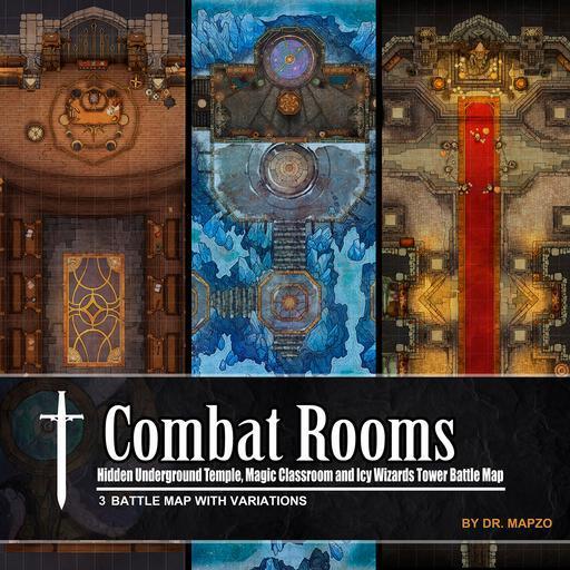 Combat Rooms Battle Maps