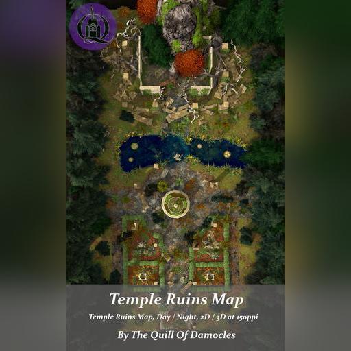 Temple Ruins Battlemap