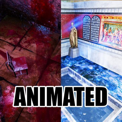 Bath House Dungeon Animated Battlemaps