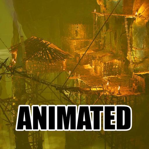 Goblin Cave City Animated Battlemaps