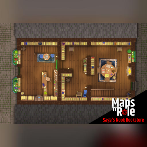 Sage’s Nook Bookstore Map