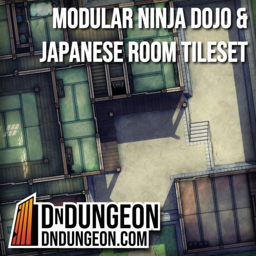 Modular Ninja Dojo & Japanese Room Tiles