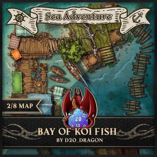 Bay of koi fish - basic set