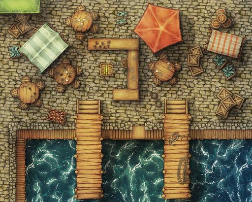 Docks Rivals Map Design Docks Map Pack | Roll20 Marketplace: Digital goods for online tabletop ...