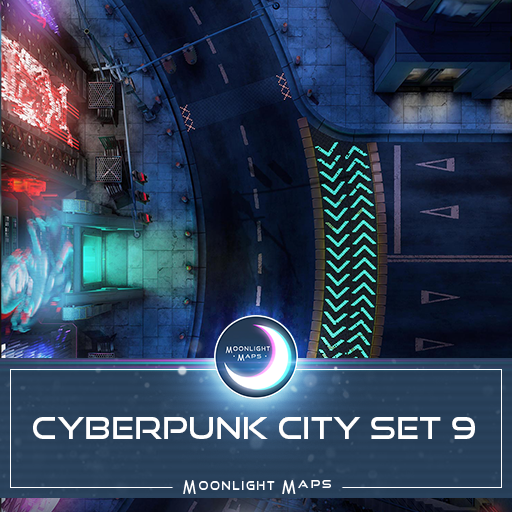 Cyberpunk City Set 9