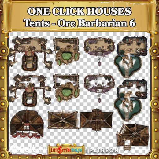 Drag and Drop Houses / Tents - Orc Barbarian Shaman 6