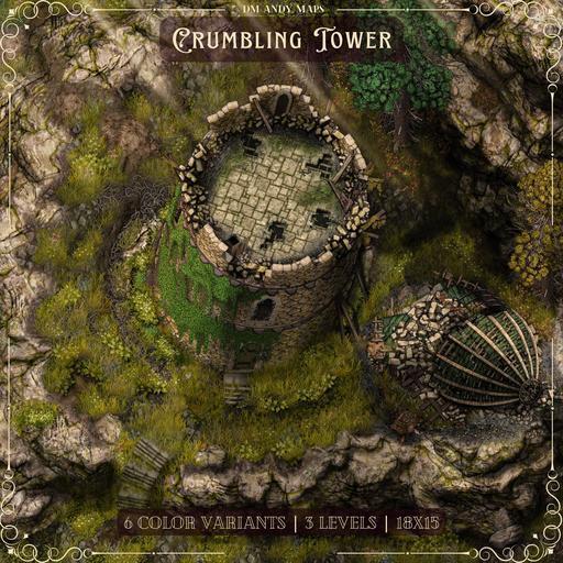 DM Andy Maps - Crumbling Tower