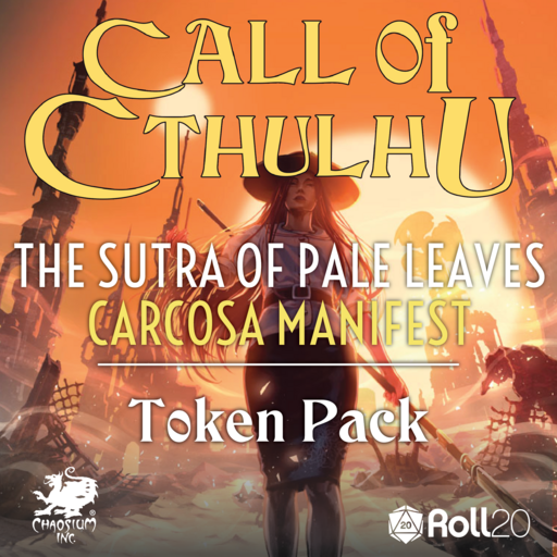 The Sutra of Pale Leaves Carcosa Manifest Token Pack