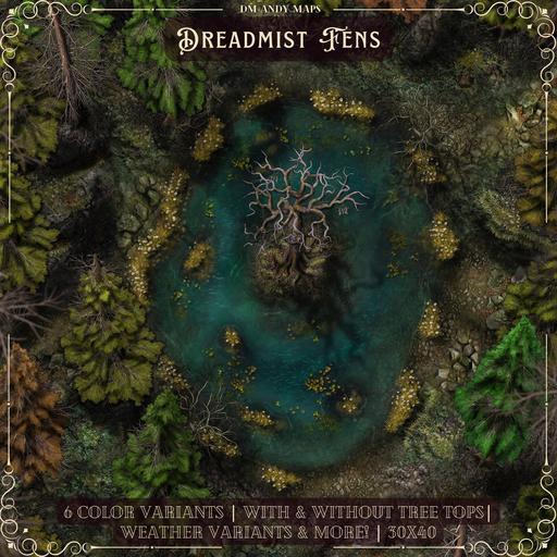 DM Andy Maps - Dreadmist Fens
