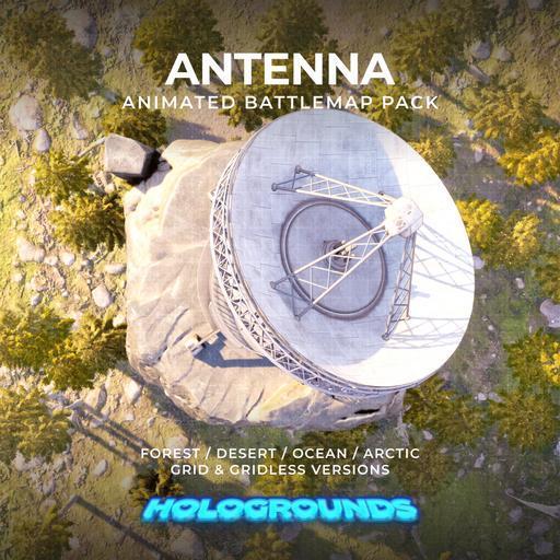 Antenna Animated Battlemaps Pack (8 Versions)