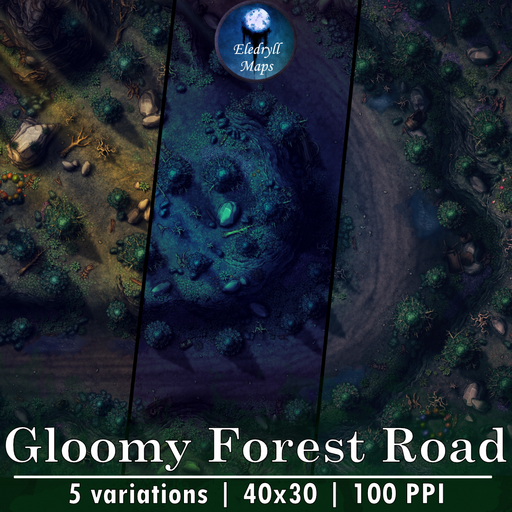 Gloomy Forest Road